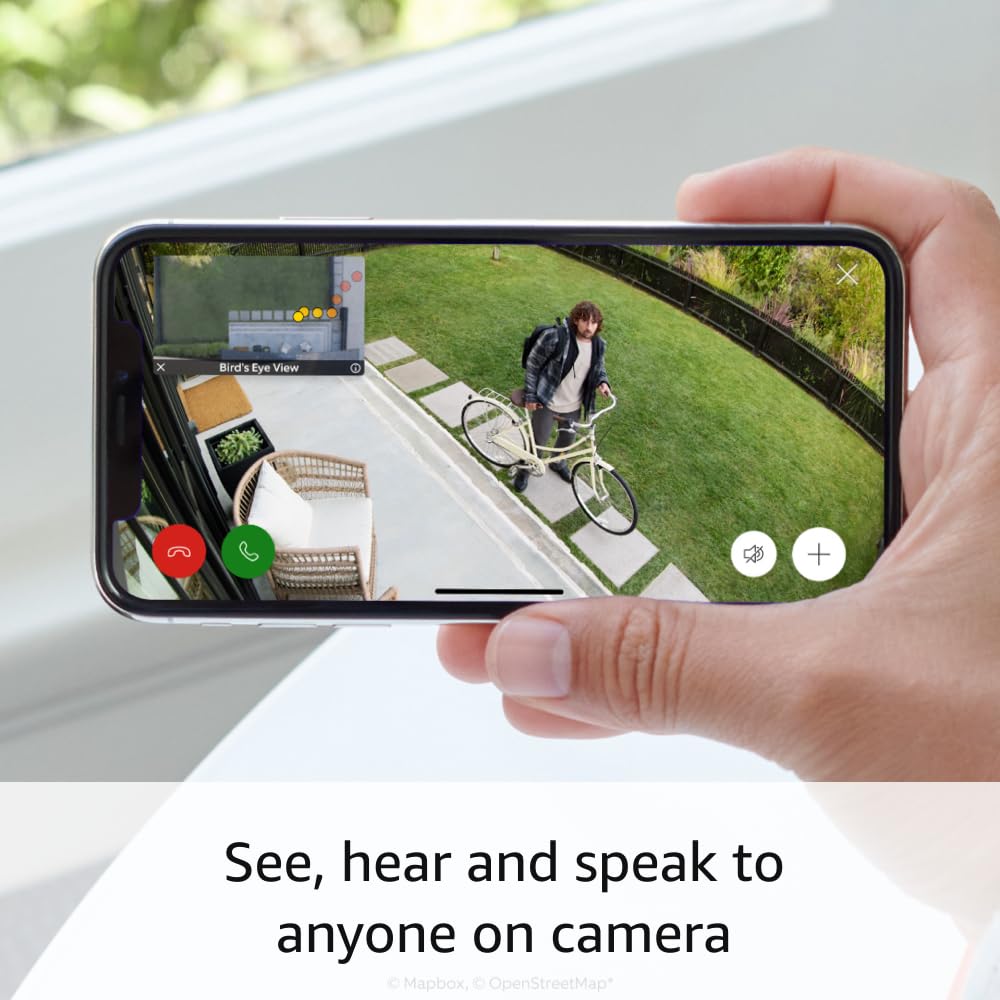 Ring Stick Up Cam Pro, Battery | Two-Way Talk with Audio+, 3D Motion Detection with Bird’s Eye Zones, 1080p HDR Video & Color Night Vision (2023 release) | 2-pack, Black