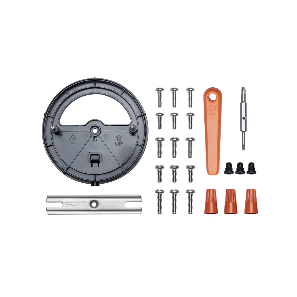 Ring Spare Parts Kit for Floodlight Cam Wired Pro, Black