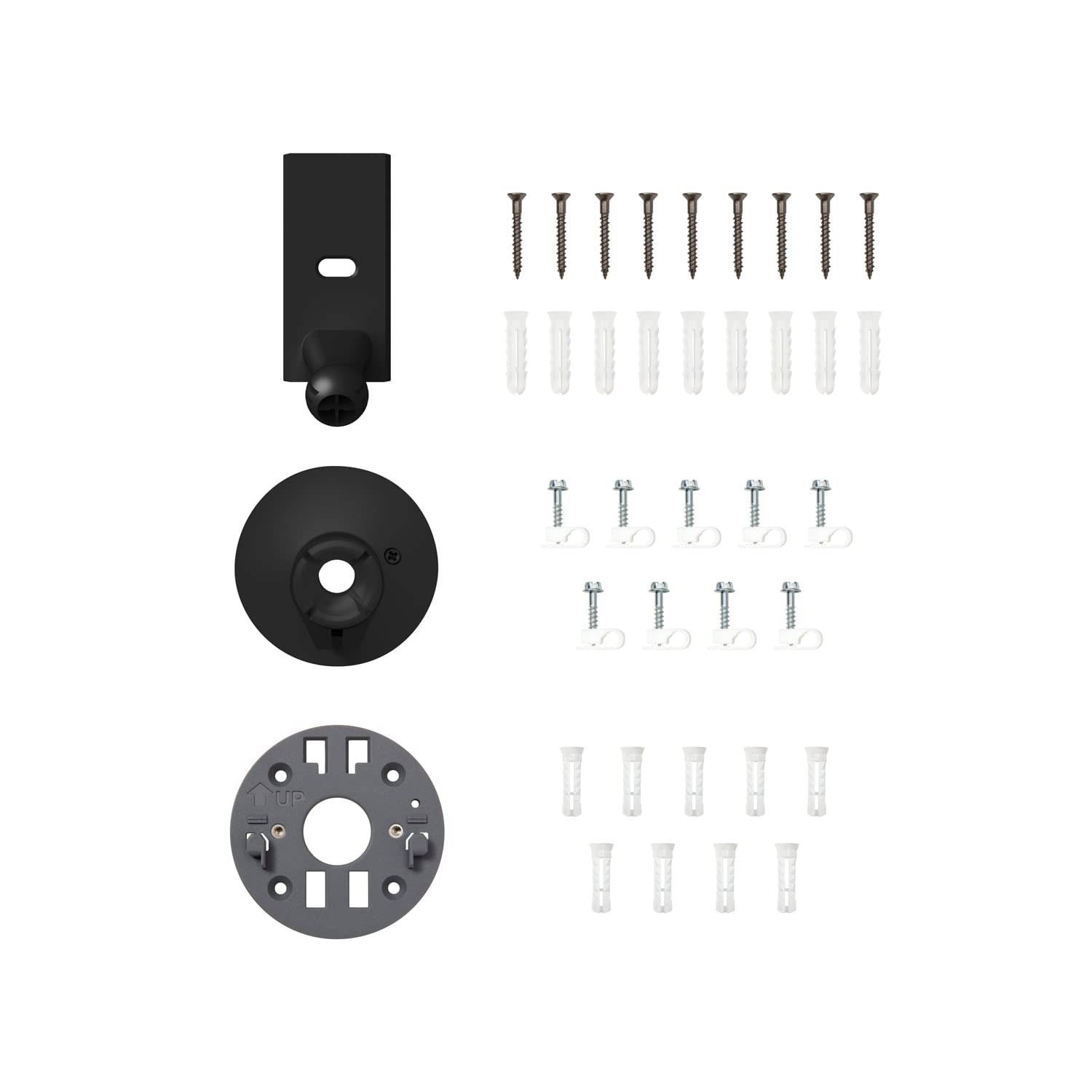 Ring Spare Parts Kit for Spotlight Cam Pro Plug-In & Spotlight Cam Plus Plug-In, Black