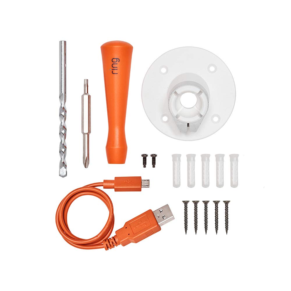 Ring Spare Parts Kit for Spotlight Cam Battery, White
